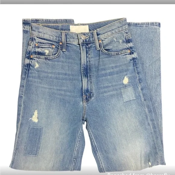 Mother Superior High Waisted Study Hover In We Are Castaways Jeans Size 26